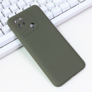 Maska Summer color za Xiaomi Redmi 10C maslinasto zelena
