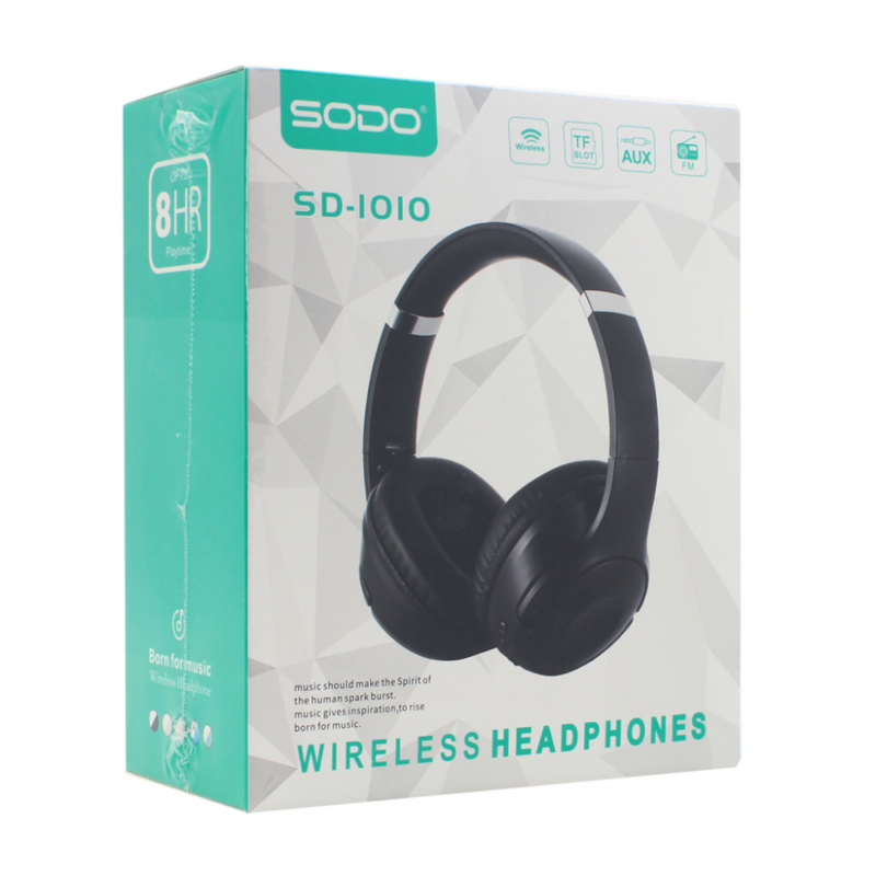 Bluetooth slusalice Sodo SD-1010 crne