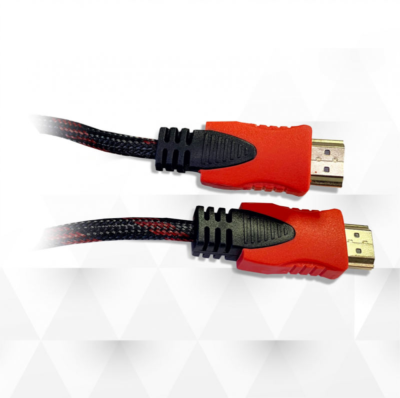 Kabl STARK HDMI M-M pozlacen 4K pleteni 3m