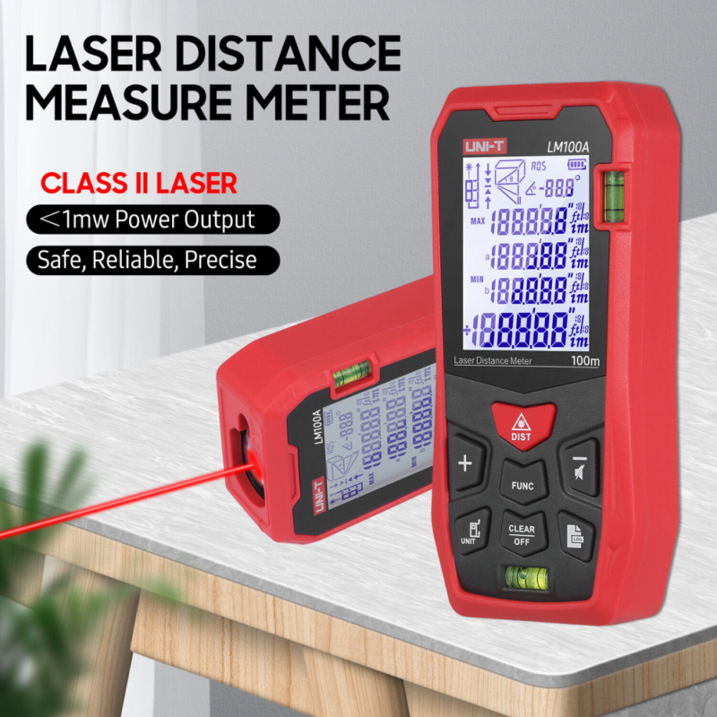 Laserski merac daljine UNI-T LM100A crveni