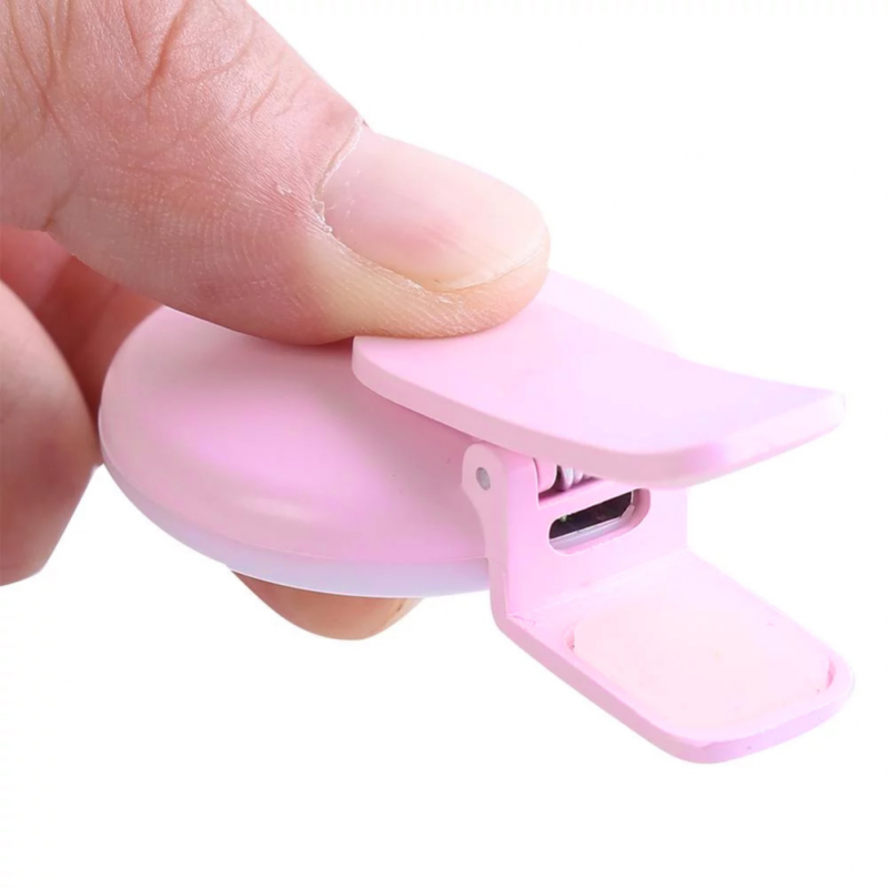 LED selfie stipaljka pink