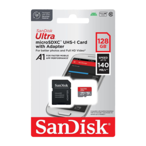 Mem.Kartica SanDisk SDXC 128GB Ultra Micro 140MB/s A1 Class 10 UHS-I + Adapter