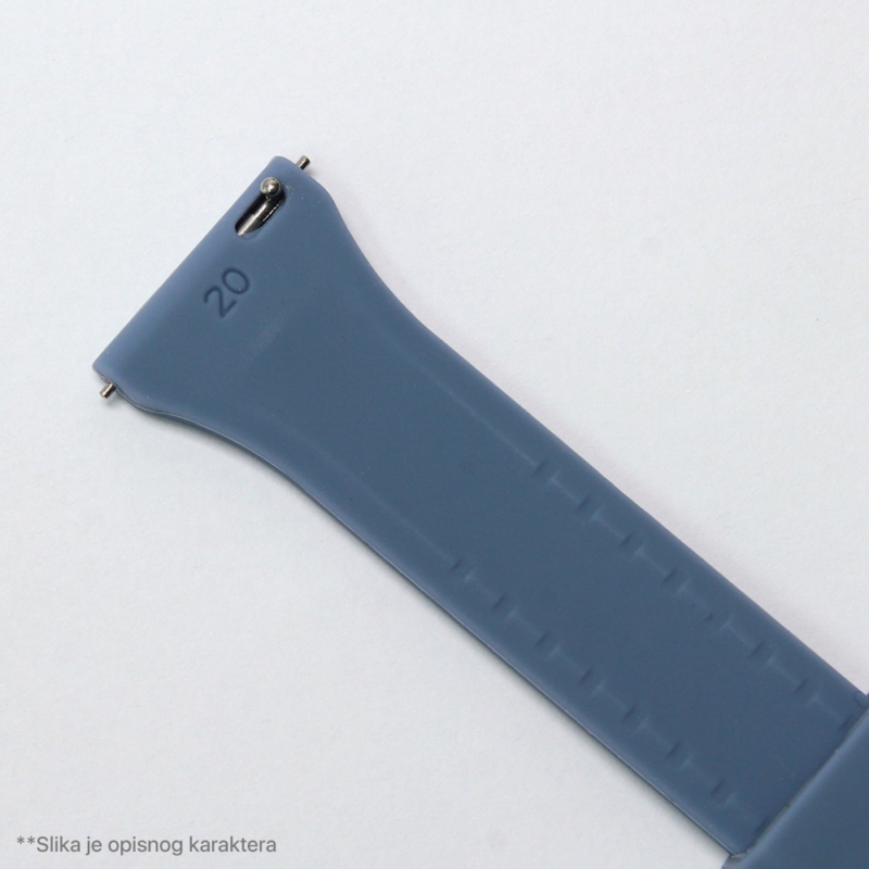 Narukvica flat za smart watch Samsung 4, 5 20mm bela