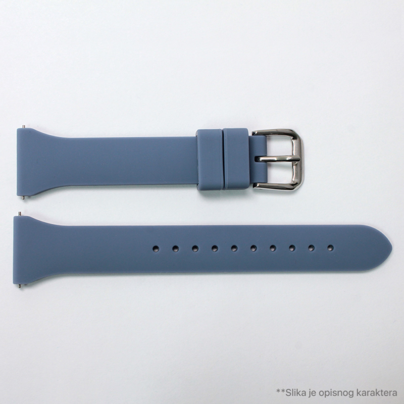 Narukvica flat za smart watch Samsung 4, 5 20mm plava
