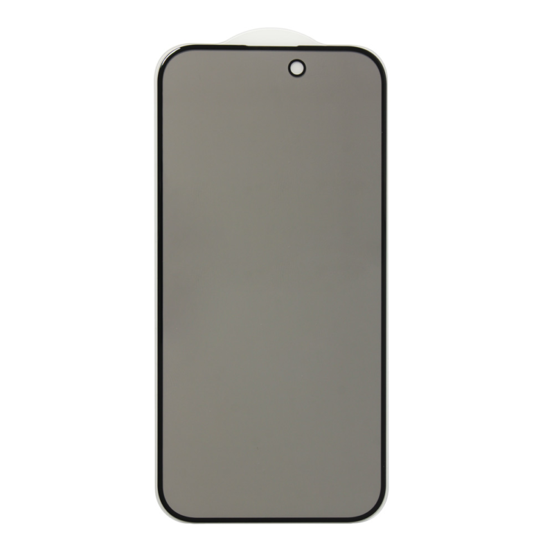 Tempered Glass Privacy 2.5D full glue za iPhone 15 6.1 crni