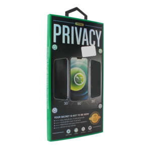 Tempered Glass Privacy 2.5D full glue za iPhone 15 Pro 6.1 crni