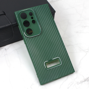 Maska Carbon Stripe za Samsung S928B Galaxy S24 Ultra zelena