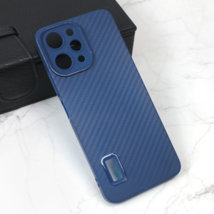 Maska Carbon Stripe za Xiaomi Redmi 12 plava