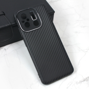 Maska Carbon Stripe za Xiaomi Redmi 12C crna