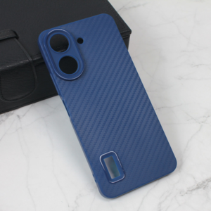 Maska Carbon Stripe za Xiaomi Redmi 13C plava
