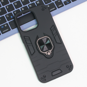 Maska Cube Ring za iPhone 15 Pro Max 6.7 crna