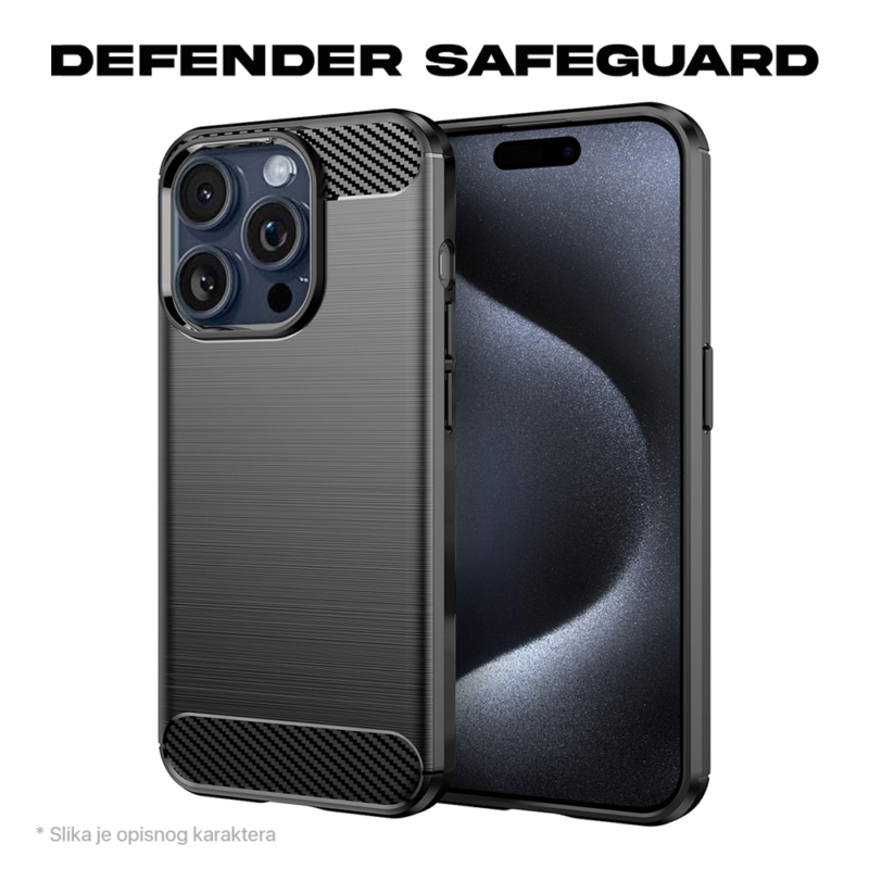 Maska Defender Safeguard za Xiaomi Redmi Note 13 Pro 5G (EU) crna