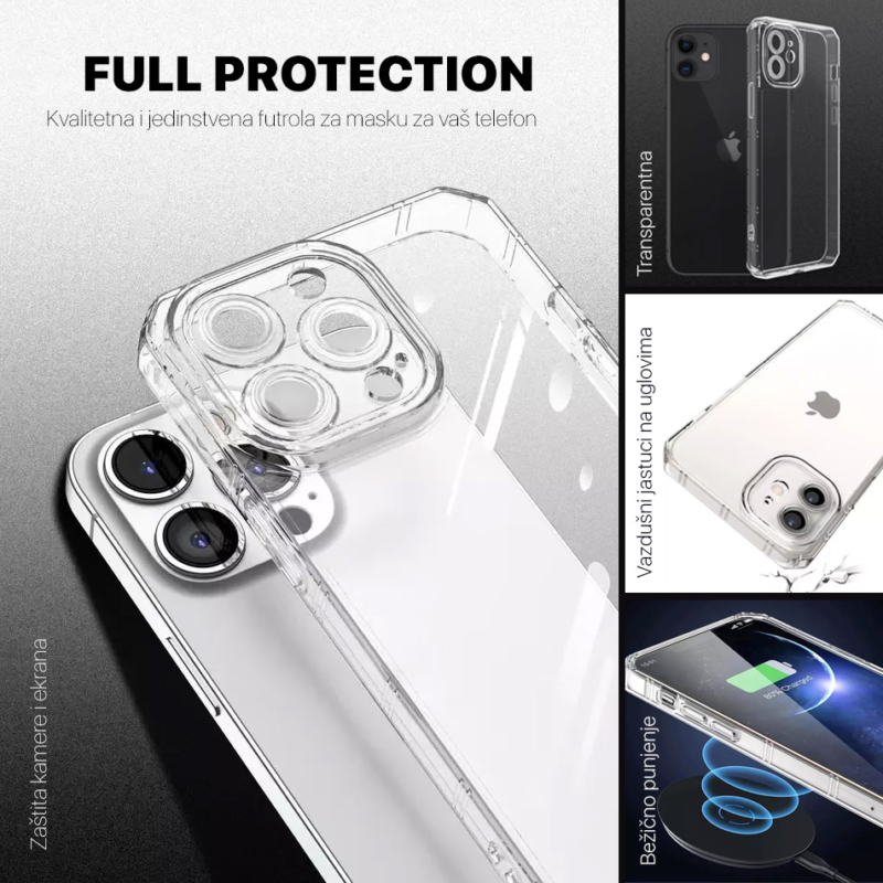 Maska Full Protection za Samsung A057F Galaxy A05s transparent