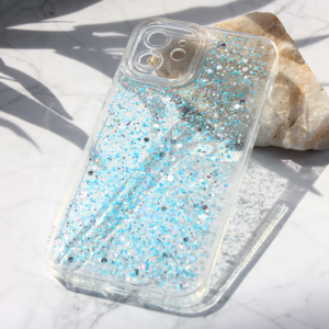 Maska Glitter za iPhone 12 6.1 plava