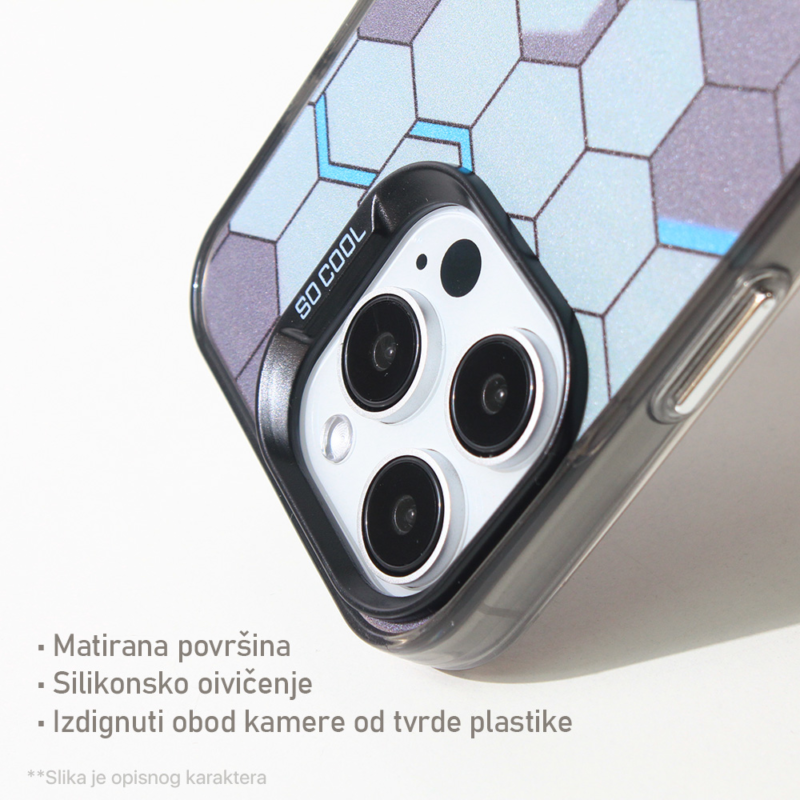 Maska Honeycomb Color za Xiaomi Redmi Note 12 Pro 5G (EU) type 1