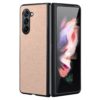 Maska Leather Fold za Samsung F946B Galaxy Z Fold 5 5G krem