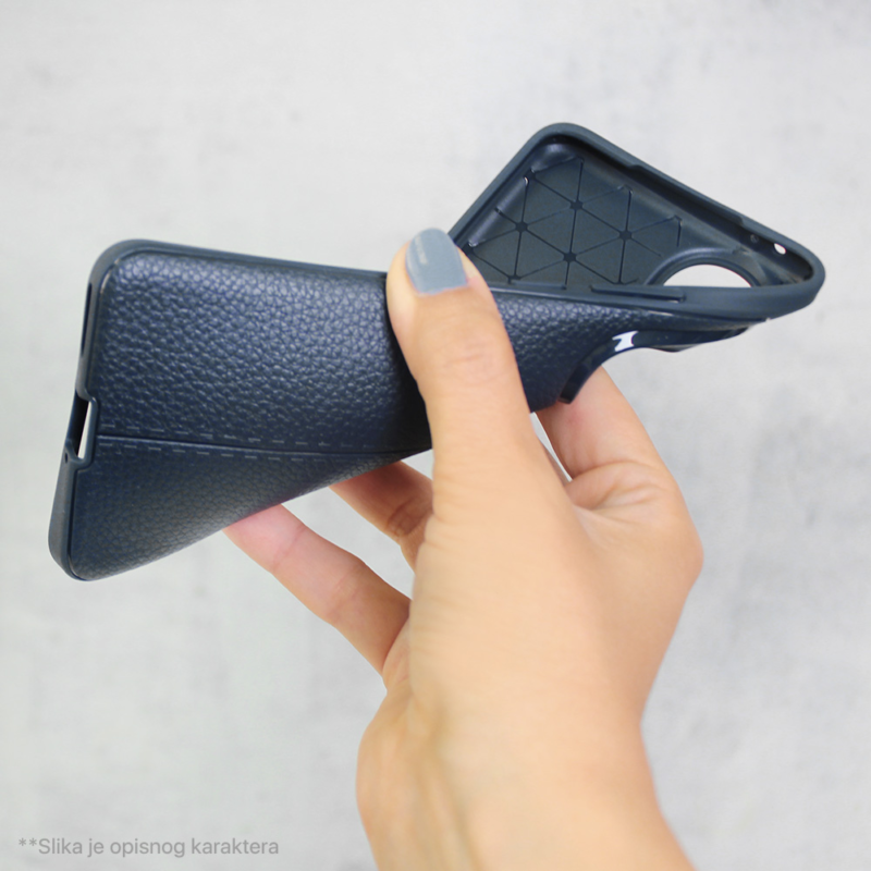 Maska Leather za Xiaomi Redmi 13C plava