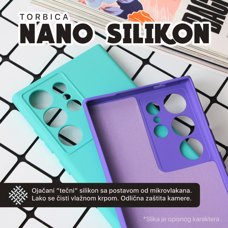 Maska Nano Silikon za Honor Magic 5 Lite ljubicasta