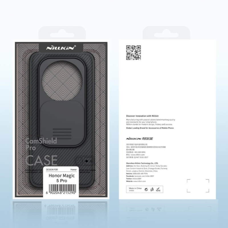 Maska Nillkin CamShield Pro za Huawei Honor Magic 5 Pro crna