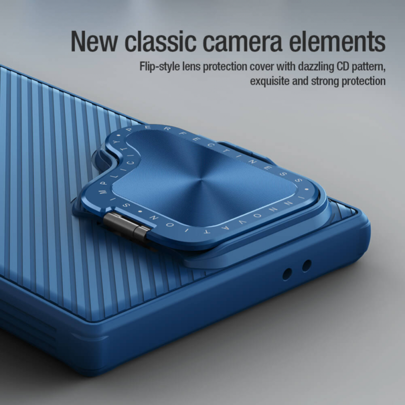 Maska Nillkin CamShield Prop za Samsung S928B Galaxy S24 Ultra plava