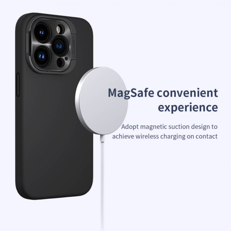 Maska Nillkin Lens Wing Magnetic za iPhone 15 Pro 6.1 crna