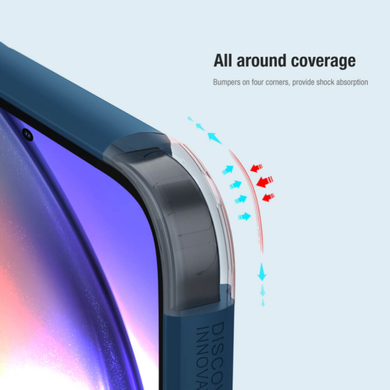 Maska Nillkin Scrub Pro za Samsung A556B Galaxy A55 5G plava