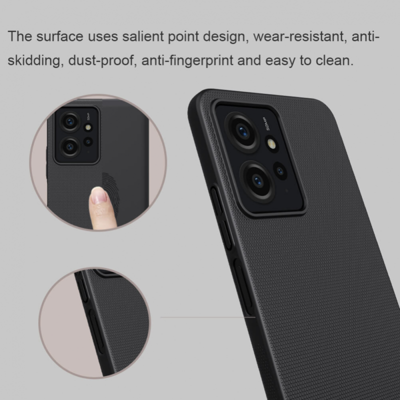 Maska Nillkin Scrub za Xiaomi Redmi Note 12 4G (EU) crna