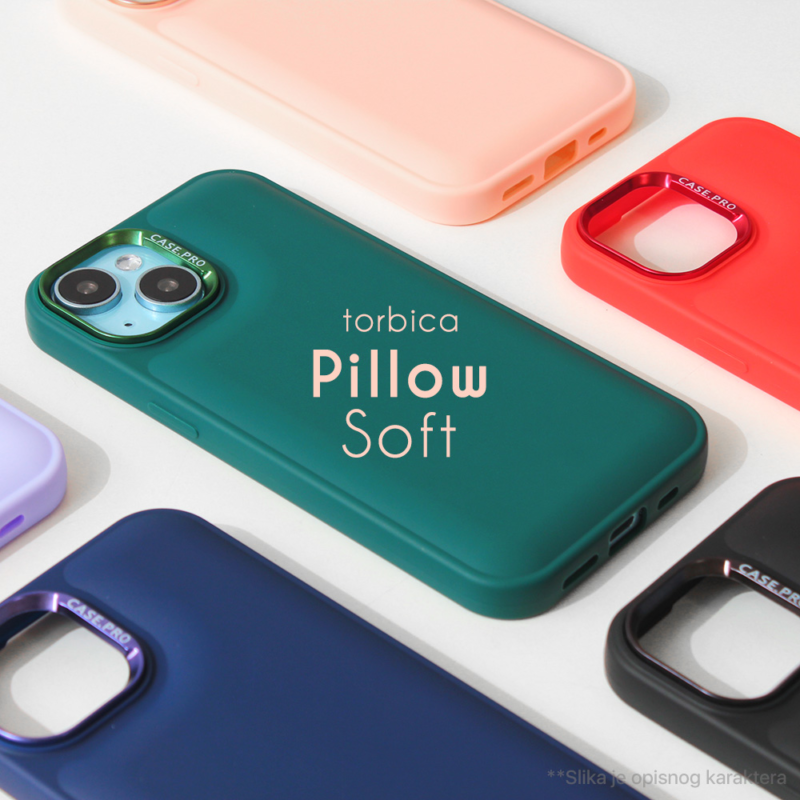 Maska Pillow Soft za Samsung A245F Galaxy A24 4G crvena
