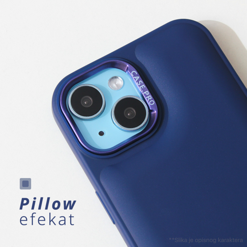 Maska Pillow Soft za iPhone 15 6.1 ljubicasta