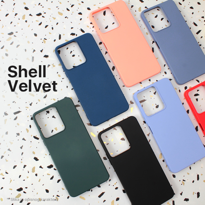 Maska Shell Velvet za Honor X7b crvena