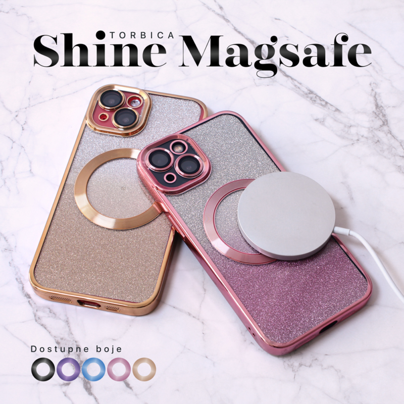 Maska Shine Magsafe za iPhone 14 Pro 6.1 ljubicasta