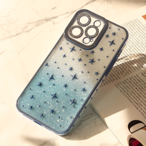 Maska Shiny Frame za iPhone 15 Pro Max 6.7 plava