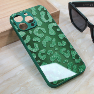 Maska Shiny glass za iPhone 13 Pro Max 6.7 zelena