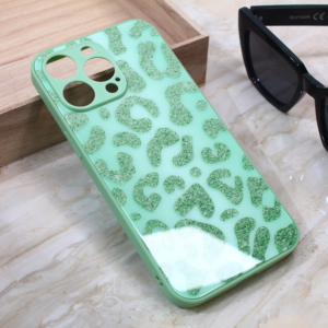 Maska Shiny glass za iPhone 15 Pro Max 6.7 svetlo zelena