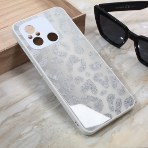 Maska Shiny glass za Xiaomi Redmi 12C bela