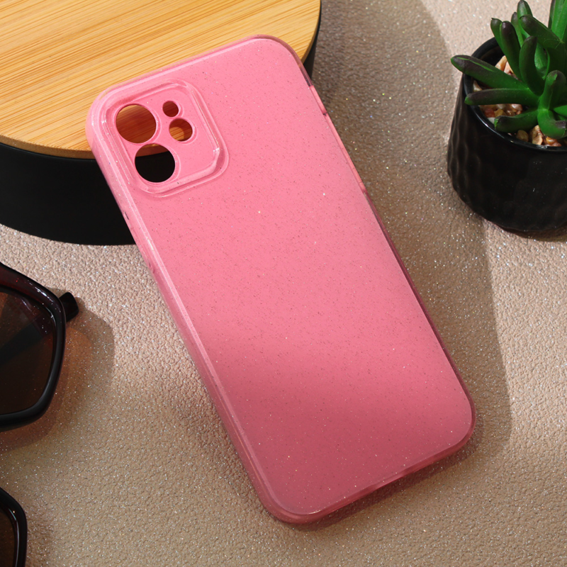 Maska Sparkle Dust za iPhone 12 6.1 roze