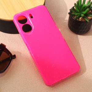 Maska Sparkle Dust za Xiaomi Redmi 13C pink