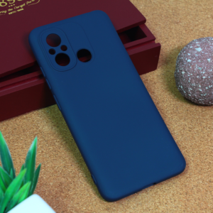 Maska Teracell Giulietta za Xiaomi Redmi 12C mat tamno plava