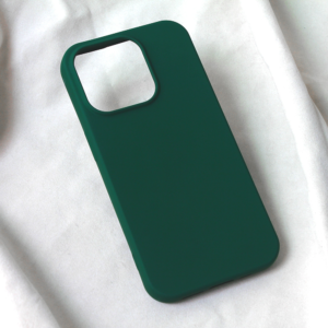 Maska Teracell Soft Velvet za iPhone 15 Pro 6.1 tamno zelena