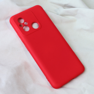 Maska Teracell Soft Velvet za Xiaomi Redmi 12C crvena
