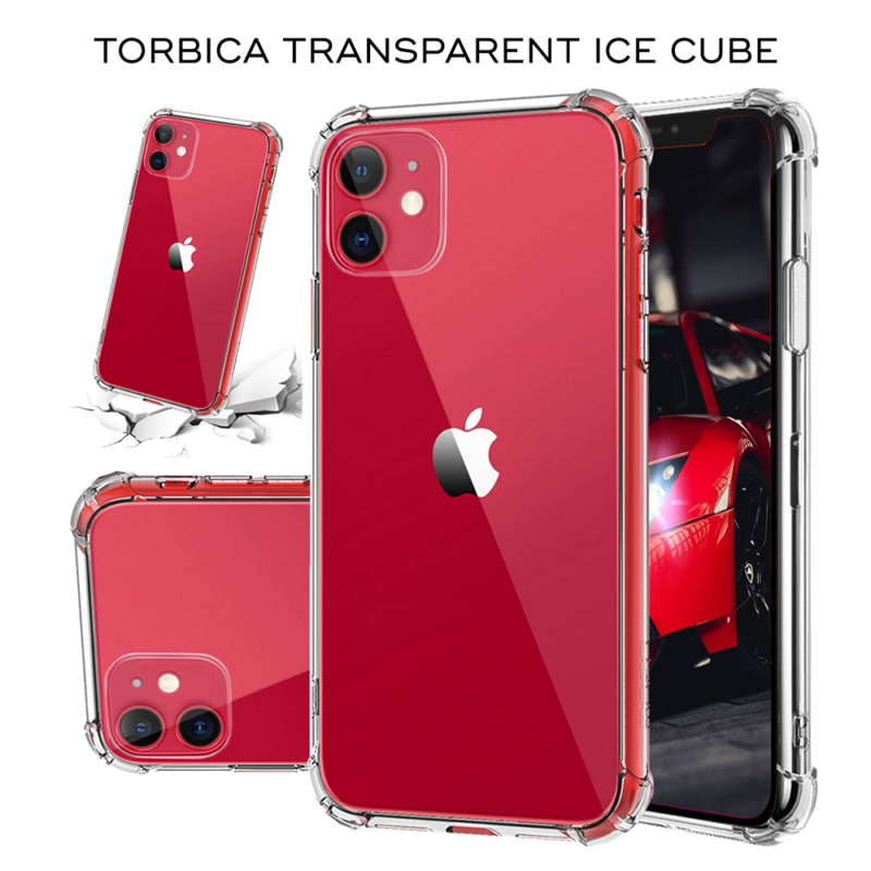 Maska Transparent Ice Cube za Honor X7b