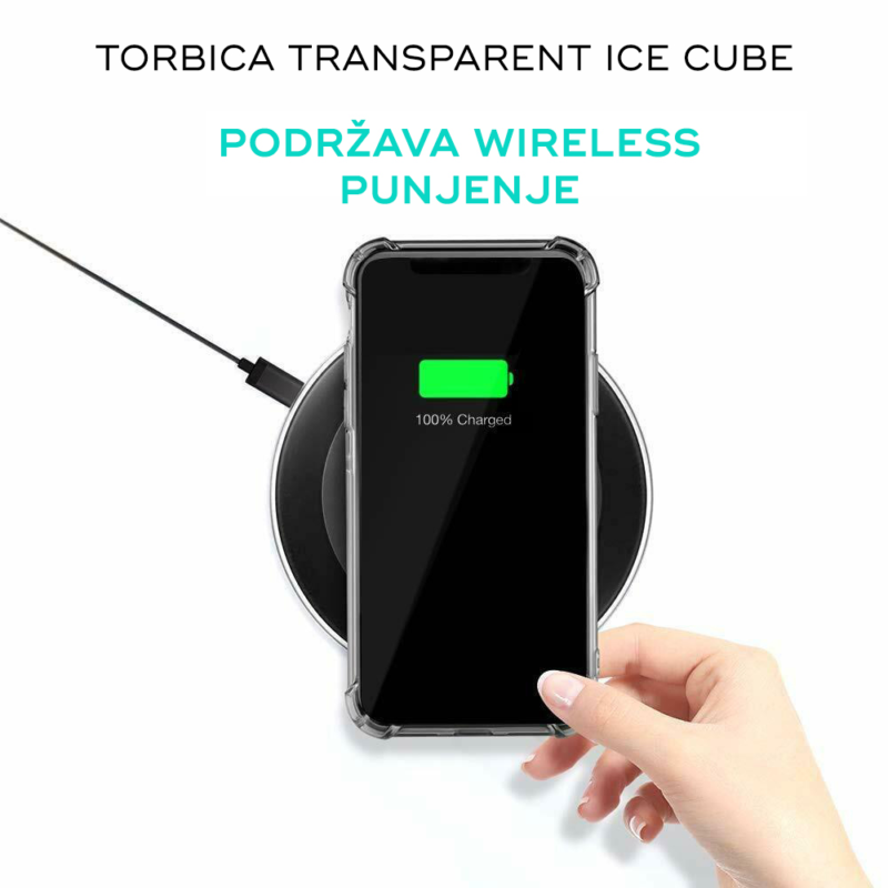 Maska Transparent Ice Cube za Oppo A54 5G