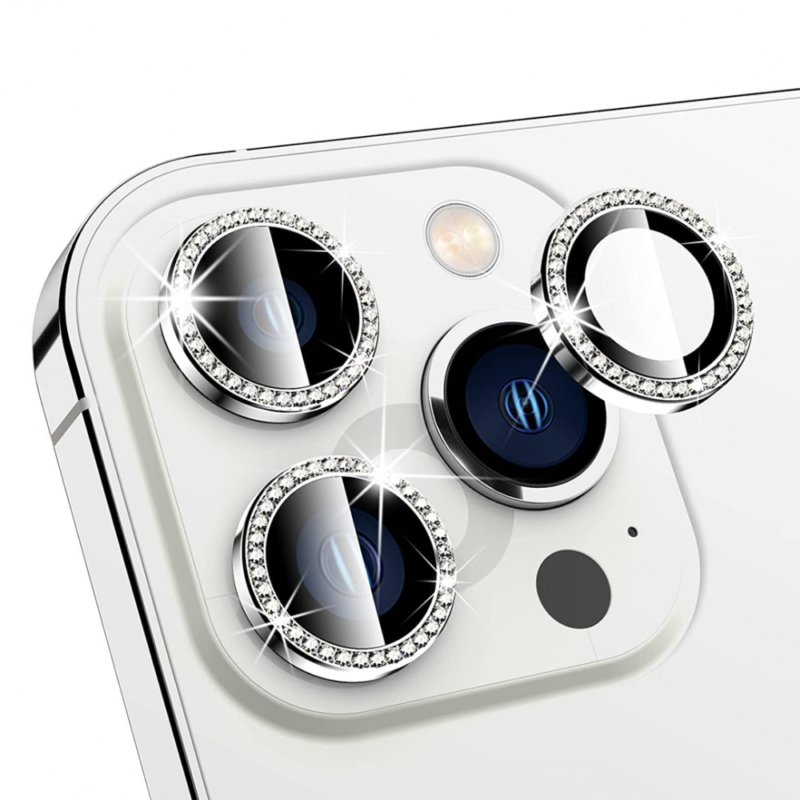 Zastita za kameru Diamond za iPhone 15 Pro Max 6.7 crna