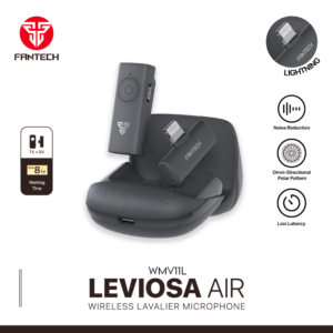 Mikrofon Wireless Fantech Lavalier Leviosa Air WMV11L (Single Mic) Lightning