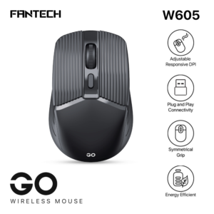 Mis Wireless Fantech W605 GO crni