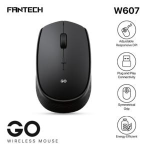 Mis Wireless Fantech W607 GO crni