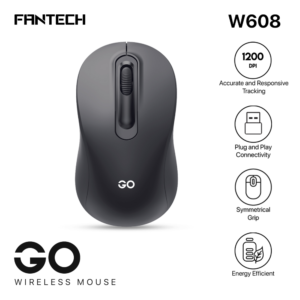 Mis Wireless Fantech W608 GO crni