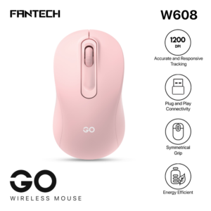 Mis Wireless Fantech W608 GO roze