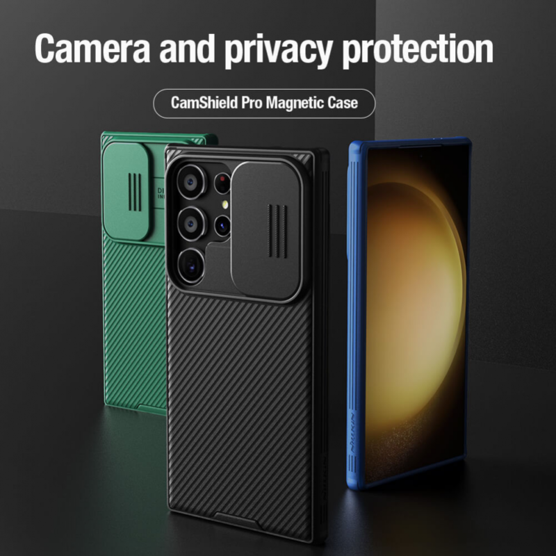 Maska Nillkin CamShield Pro Magnetic za Samsung S928B Galaxy S24 Ultra zelena