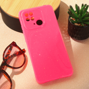 Maska Sparkle Dust za Xiaomi Redmi 10C pink